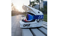 Off-Highway Dirt Bike Helmet with Goggles Graphic Full-Face Helmet with Visor Comfortable Sturdy for Riders, Motocross, Downhill Riding, Karting