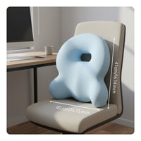 Ergonomic Support Pillow Lightweight & Portable Support Pillow Anti-Pilling Memory Foam Chair Cushion Car