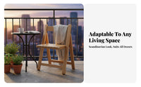 Collapsible Dining Chair Foldable Design Upholstered Folding Chair Space-Saving