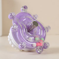 Parakeet Rotating Wheel Enrichment Toy, Bird Cage Gnaw Toy with Suction Cup, Sound Toys for Parrot Entertainment