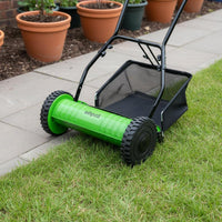 Push Lawn Mower Lightweight Manual Reel Mower Adjustable Height