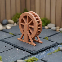 Retro Water Wheel Model Scenery Decoration for Collectors