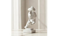 Abstract Face Sculpture Glossy Face Sculpture Minimalist for Homeowners