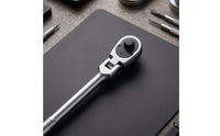 Ratcheting Wrench Chrome Ratchet Wrench Ratcheting Spanner for Mechanics, Equipment Maintenance, Garage