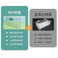 一次性手套收纳盒口罩帽子鞋套湿巾透明挂墙壁挂医院6S管理收纳盒.