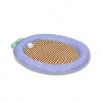 Cooling Mat with Raised Rim Anti-Slip Pet Cooling Mat Woven for Floor
