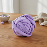 Chunky Tube Yarn Machine Washable Chunky Yarn Non-Shedding for Crafters