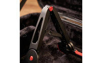 Compact Triangular Guitar Stand Padded Foldable Guitar Stand Metal Low-Profile for Guitarists, Musicians, Home Practice, Music Room, Studio