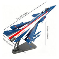 Static Display J-10C Model Aircraft Alloy J-10 Fighter Model High Intricate Diecast Jet Detailed for Collectors, Desk, Office