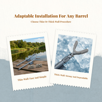 Adjustable Flag Pole Holder, Rust Resistant