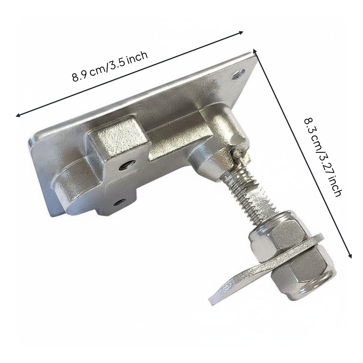 T-Handle Lock Stainless Steel T-Locking Handle Square Lock for Boat Owners, Ship Builders