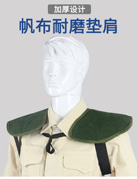 Double-Layer Thickened Canvas Shoulder Pads for Heavy Lifting