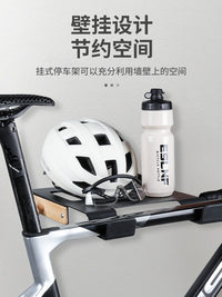 ESLNF Wall-Mounted Bike Rack for Mountain and Road Bikes, Indoor Storage Display
