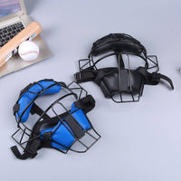 Adjustable Baseball Helmet Facemask Universal Fit Baseball Face Mask Lightweight Softball Helmet Face Frame Padded for Children, Teens, Adults