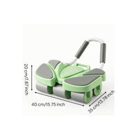 Six-Wheel Abdominal Roller Ultra-Wide Fitness Equipment Compact for Beginners