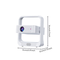 small home Projector Screen Casting Display Device with Carrying Frame Auto Focus Electronics for Students, Movie Nights