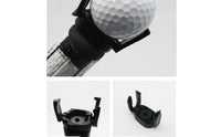 Clip-on Golf Ball Retriever Lightweight Golf Ball Grabber Ergonomic Retriever with Clamp Reinforced for Seniors