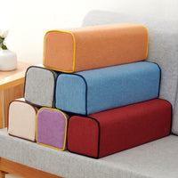Chinese Style Wooden Sofa Armrest Pillow with Raised Arc Edging