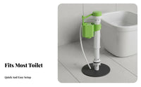 Leaks Toilet Water Inlet Valve Leak-Proof Toilet Fill Valve Double Seal Fast Filling for Homeowners, DIY Enthusiasts, Property Managers, Bathroom, Restroom