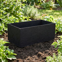 Sturdy Duty Grow Bags for Vegetables, Black Non-Woven Plant Grow Bags, Floor Standing Reusable Planter Liner for Home Gardening