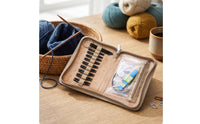 Zippered Interchangeable Circular Knitting Portable Interchangeable Knitting with Case Smooth Flexible for Travel