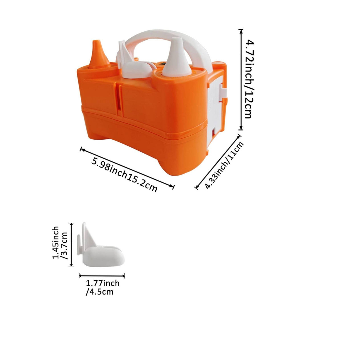 Twin Outlet Balloon Pump Two-Tone Electric Balloon Pump