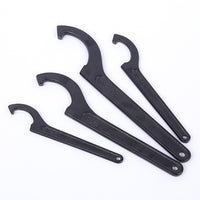 Xujiang Crescent Wrench, 300-320mm, 45# Steel, Electrophoretic Black, Hook Type for Round Nuts
