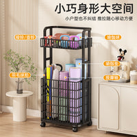 瑜伽垫收纳筐运动体育健身器材收纳架家用篮球羽毛球类玩具置物架