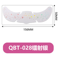 跨境专供欧美镭射闪粉雀斑妆贴片音乐节可爱妆容仿真脸部纹身贴纸