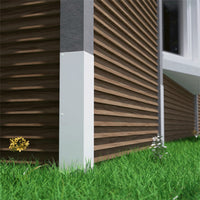 2 Pieces Vinyl Siding Corner Protector White Exterior Wall Corner Protector