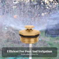 Fine Mist Atomization Adjustable Brass Misting Nozzle Multi-Purpose Adjustable Misting Nozzle for Rooftop Cooling