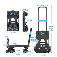 Stair Climbing Cart Foldable folding hand truck Lightweight Folding Hand Truck for Moving, Car Trunk, Travel