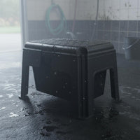 Plastic Tool Box Carry Handle Divided Tool Box Raised Legs for Stable
