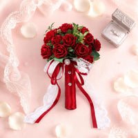 Bridal Hand Floral Arrangement Romantic White Floral Wedding Floral Arrangement