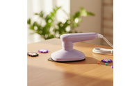 Miniature Electric Iron Compact Mini Iron Lightweight Appliance for Crafters, Students, Crafting, Dorm Room
