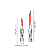 Attractive screwdriver piece, high-hardness Phillips drill adapter, strong magnetism, resistantslip, professional tool for repair, installation, and DIY projects.