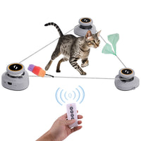 Automatic Cat Chasing Toy with Remote Control
