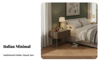 levitating Nightstand Italian Inspired Bedside Cabinet Rainbow Effect Front