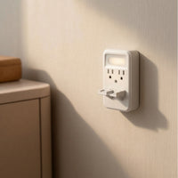 Touch-Control Outlet Extender with Night Light Compact Outlet Extender with USB Ports Space-Saving Warm for Bedroom