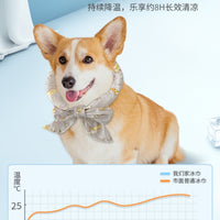 宠物冰围脖狗狗猫咪降温围巾夏季凉爽防中暑冰带领巾领结冰巾用品