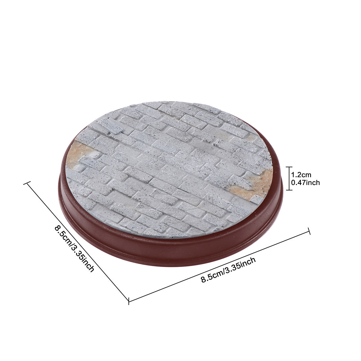 8CM Gray Brick