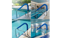 Guarding Pool Handrail Cover Cushioned Pool Handrail Sleeve with Hook-and-Loop Comfortable Grip Sleeve Safe for Backyard Patio
