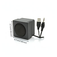 USB Speakers with 3.5 Mm Plug Stereo Wired Desktop Speakers for Office