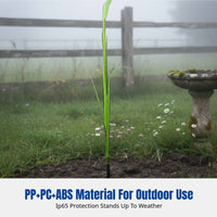 Solar LED Lawn Light, Faux Foxtail Grass Stake, Garden Yard Ambience, IP65 Waterproof, PE Material