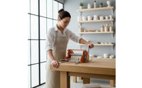 Ceramic Slab Roller with Tools Hand Cranked Tool Stable for Ceramicists