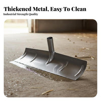 Manure Rake Head Versatile Grain Spreading Rake Head Manganese Steel Scraper Blade Wear Resistant Winter Pusher Blade