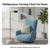 Lowdesign Feeding Chair Ergonomic supportrest Small Single Sofa Thickly Cushioned Sturdy Construction for Women, Bedroom