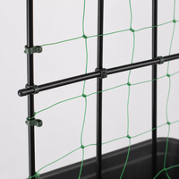 Raised Planter Box with Trellis, 178cm Vertical Garden for Climbing Vegetables, Dark Grey Outdoor Plant Support for Balcony