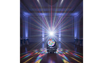 4 in 1 Moving Head Light with Bee-Eye Lens Pivoting RGBW LED Stage Light Beam Lighting Digital Multiplex for Performers, Dance Floors, Taverns, Weddings