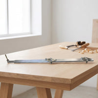 Luthier Ruler with Clamps Sturdy Guitar Neck Alignment Tool High Accuracy Gauge for Workshops